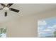 Spacious bedroom with ceiling fan and window blinds at 6227 Blue Runner Ct, Lakewood Ranch, FL 34202