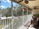 Spacious screened balcony perfect for outdoor relaxation at 7225 Cedar Hollow Cir # 20-201, Bradenton, FL 34203
