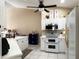 Well-equipped kitchen with white cabinets, double oven, and ample counter space at 7225 Cedar Hollow Cir # 20-201, Bradenton, FL 34203