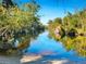 Calm river reflecting the surrounding trees at 1049 River Wind Cir, Bradenton, FL 34212