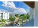 Stunning balcony view of city skyline and waterfront at 111 Golden Gate Pt # 402, Sarasota, FL 34236