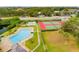 Community pool and tennis courts view at 1446 56Th W St # 1446, Bradenton, FL 34209