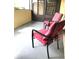 Relaxing screened patio with comfortable seating at 1446 56Th W St # 1446, Bradenton, FL 34209