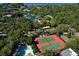 Two well maintained tennis courts with plenty of space for recreation at 1508 Pelican Cove Rd # Gr233, Sarasota, FL 34231