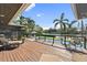 Large pool deck with ample space for lounging and entertaining at 1610 Hudson Pointe Dr, Sarasota, FL 34236