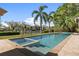 Inviting swimming pool with spa and serene water views at 1610 Hudson Pointe Dr, Sarasota, FL 34236