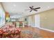 Open-concept room features a large window and breakfast bar at 2110 Hawthorne St, Sarasota, FL 34239