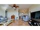 Bright living room with hardwood floors and open floor plan at 2901 26Th W St # 818, Bradenton, FL 34205