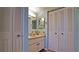 Bathroom with ample storage and a single sink vanity at 2901 26Th W St # 818, Bradenton, FL 34205