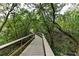 Wooden boardwalk path through lush foliage at 3115 Live Oak Ln # 30, Palmetto, FL 34221