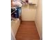 Storage closet with shelving and hardwood floor at 3500 El Conquistador Pkwy # 331, Bradenton, FL 34210