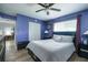 Spacious bedroom with queen bed, nightstands, and built-in closet at 6079 Coral Way, Bradenton, FL 34207