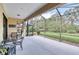 Spacious screened patio perfect for outdoor relaxation at 8115 Stirling Falls Cir, Sarasota, FL 34243