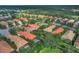 Aerial view of community with houses and lush landscaping at 11414 Hawick Pl, Lakewood Ranch, FL 34202