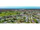 Aerial view highlighting home's location and backyard space at 138 Paddington Rd, Venice, FL 34293