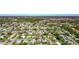 Aerial view showing home's location in a residential neighborhood at 138 Paddington Rd, Venice, FL 34293