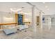 Modern lobby with stylish seating and marble flooring at 415 L Ambiance Dr # C703, Longboat Key, FL 34228