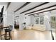 Living room with hardwood floors and view of bedroom at 4403 Pike Ave, Sarasota, FL 34233