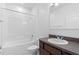 Bathroom with tub, toilet and vanity at 3212 77Th E Ct, Palmetto, FL 34221