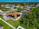 Aerial view of property, showcasing the home and surrounding area at 3363 Shamrock Dr, Venice, FL 34293