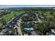 Aerial view of community with golf course views at 3410 Avenida Madera # B, Bradenton, FL 34210