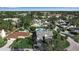 Aerial view showcasing homes and lush landscaping at 3410 Avenida Madera # B, Bradenton, FL 34210
