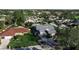 Aerial view of two homes and community pool at 3410 Avenida Madera # B, Bradenton, FL 34210