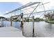 Convenient boat lift for easy access to the waterway at 4011 5Th Ne Ave, Bradenton, FL 34208