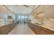 Modern kitchen with stainless steel appliances and stunning marble countertops at 535 Sanctuary Dr # C807, Longboat Key, FL 34228