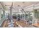 Fitness center with a variety of strength training equipment at 535 Sanctuary Dr # C807, Longboat Key, FL 34228