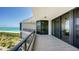 Spacious balcony boasting stunning ocean and beach views at 535 Sanctuary Dr # C807, Longboat Key, FL 34228