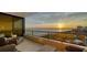 Stunning balcony overlooking the ocean with sunset views at 535 Sanctuary Dr # C807, Longboat Key, FL 34228