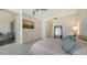 Bright bedroom with built-in storage and ocean view at 535 Sanctuary Dr # C807, Longboat Key, FL 34228