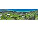 Aerial view of the property highlighting its beachfront location at 535 Sanctuary Dr # C807, Longboat Key, FL 34228