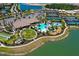 Stunning community pool and amenity area with tennis courts nearby at 5431 Taliaferro Ct, Palmetto, FL 34221