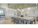 Modern clubhouse kitchen with large island and stylish finishes at 5431 Taliaferro Ct, Palmetto, FL 34221