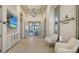 Elegant clubhouse lobby with comfortable seating and modern decor at 5431 Taliaferro Ct, Palmetto, FL 34221