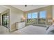 Bright bedroom with sliding glass doors to backyard at 5431 Taliaferro Ct, Palmetto, FL 34221