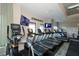 Modern fitness center with treadmills and other exercise machines at 5431 Taliaferro Ct, Palmetto, FL 34221