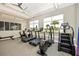 Fitness center with cardio and weight training equipment at 6249 Mesa Gln, Bradenton, FL 34203
