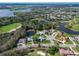 Aerial view of upscale homes surrounding a golf course at 6637 Pleasant Hill Rd, Bradenton, FL 34203