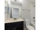 Clean bathroom with vanity, toilet, and shower/tub combo at 9016 White Sage Loop, Lakewood Ranch, FL 34202