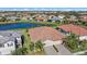 Aerial view of house and neighborhood at 2520 Avolet Ct, Bradenton, FL 34211