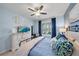 Bright bedroom featuring a king bed, dresser, and calming decor at 2520 Avolet Ct, Bradenton, FL 34211