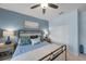 Serene bedroom with king-size bed and built-in closet at 2520 Avolet Ct, Bradenton, FL 34211