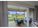 Peaceful screened patio with lake view, perfect for relaxing at 2520 Avolet Ct, Bradenton, FL 34211