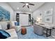 Home office with built-in murphy bed and workspace at 2520 Avolet Ct, Bradenton, FL 34211