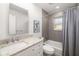 Modern bathroom featuring a sleek vanity, updated fixtures, and a shower-tub combination at 2812 Heritage Ln # 2812, Bradenton, FL 34209