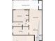 Detailed floor plan featuring a living room, kitchen, bedroom, and screened porch at 2812 Heritage Ln # 2812, Bradenton, FL 34209