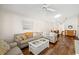 Inviting living space featuring contemporary furnishings, wood floors, and an open layout at 2812 Heritage Ln # 2812, Bradenton, FL 34209